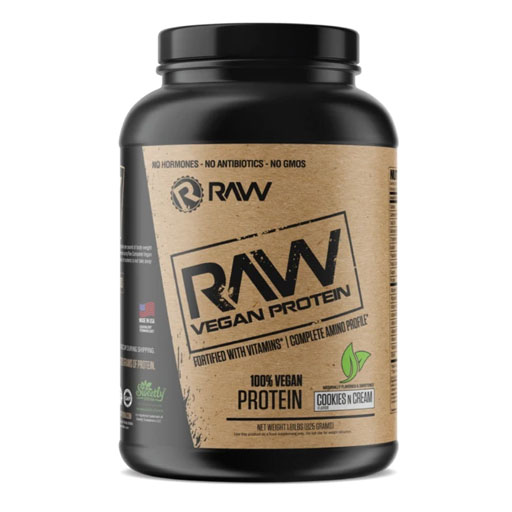 Raw Vegan Protein - Cookies and Cream - 25 Servings