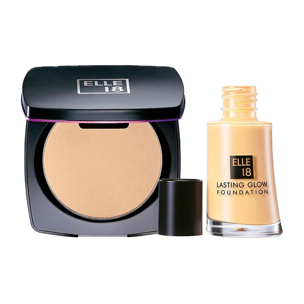 Elle 18 Marble Face Compact & Foundation Combo