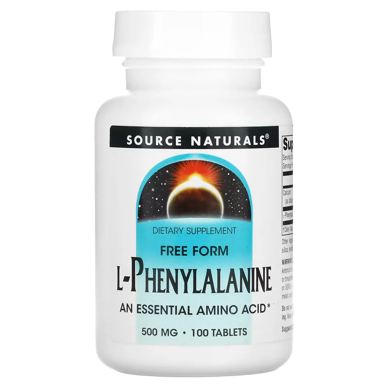 L-Phenylalanine, 250 mg, 100 Tablets