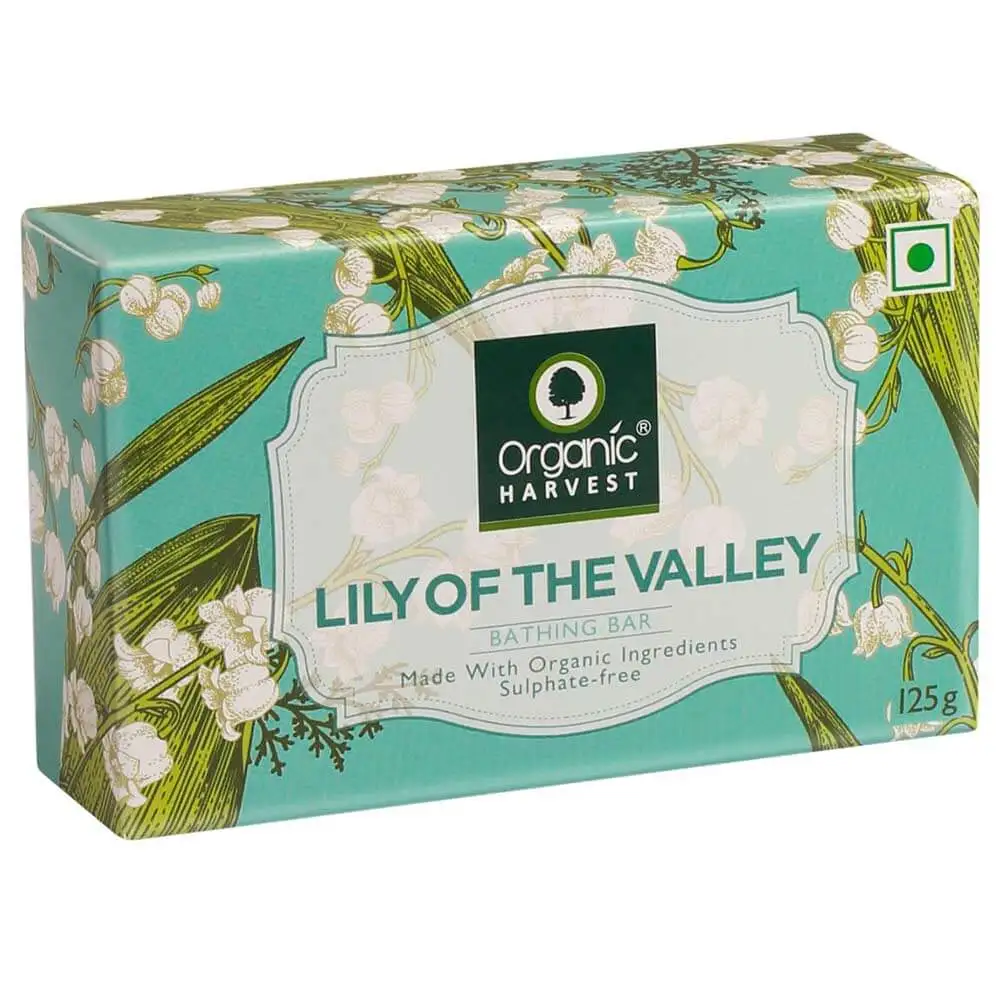 Organic Harvest Bathing Bar,  125 g  Lily of The Valley