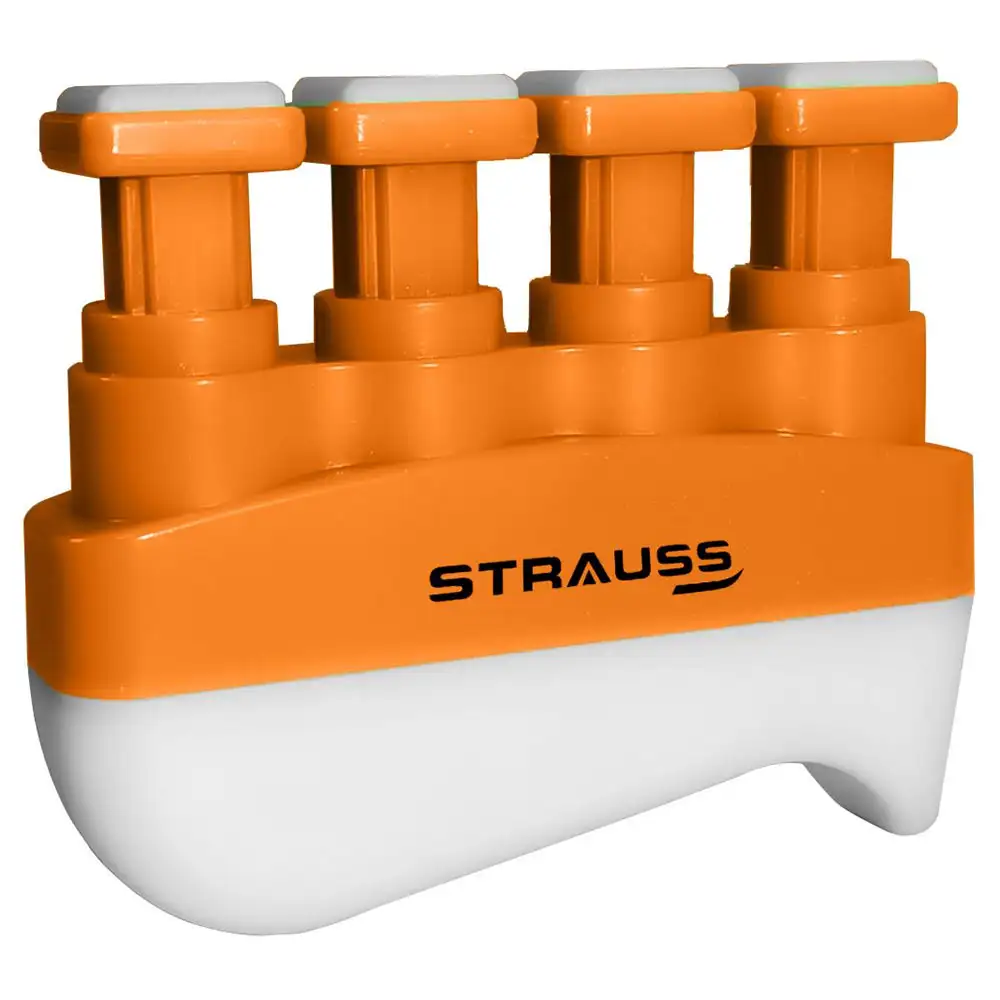 Strauss Adjustable Square Finger Hand Grip,  Orange