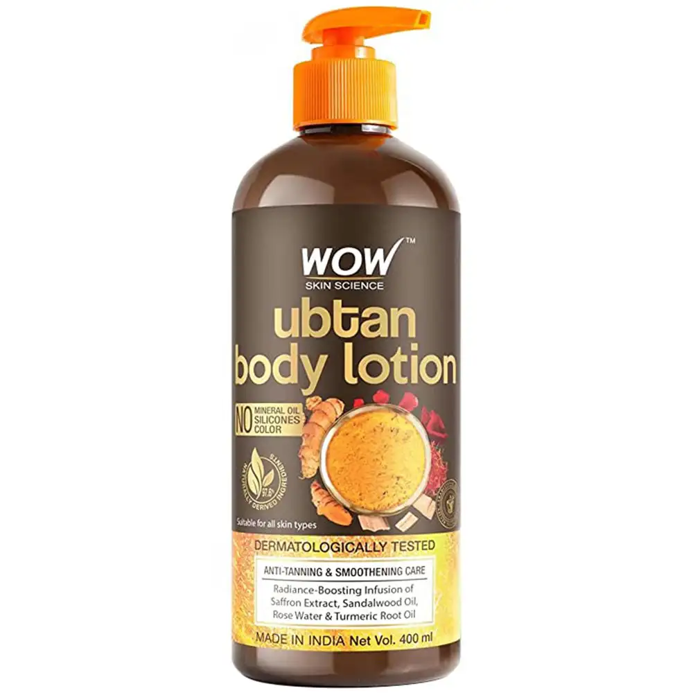 WOW Skin Science Ubtan Body Lotion,  400 ml  for All Skin Types