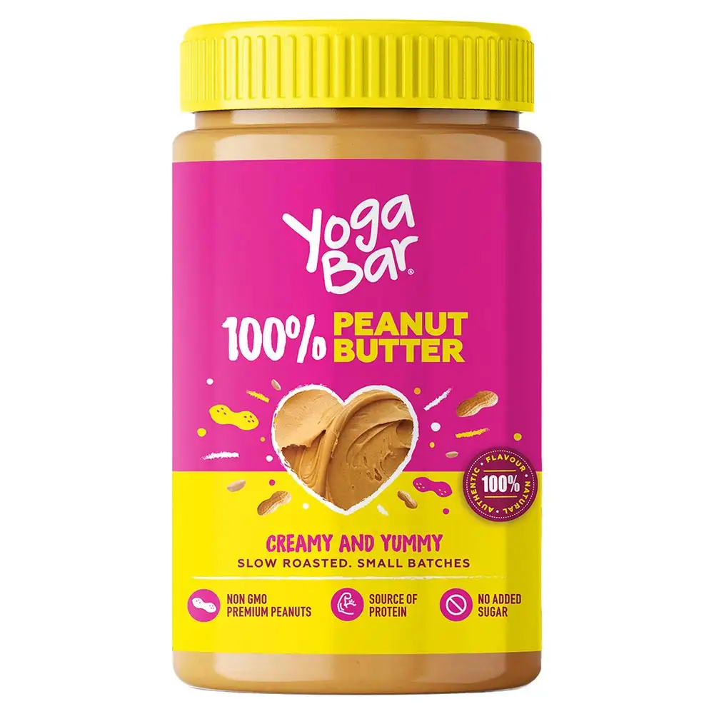 Yogabar 100% Peanut Butter,  0.400 kg  Creamy & Yummy