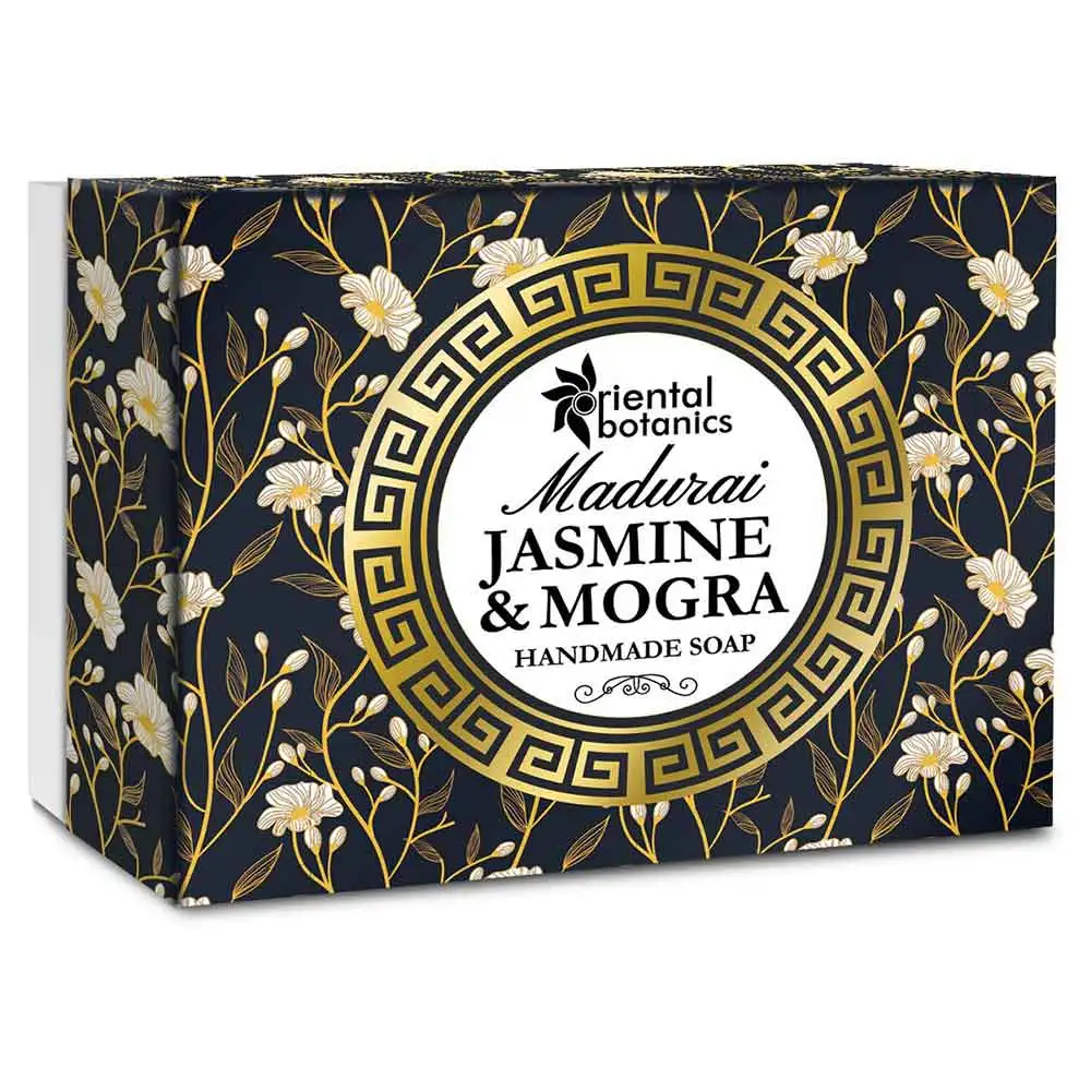 Oriental Botanics Handmade Luxury Soap,  125 g  Madurai Jasmine & Mogra