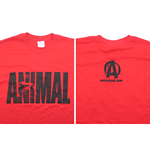 Universal Nutrition Red Animal T-Shirt Large