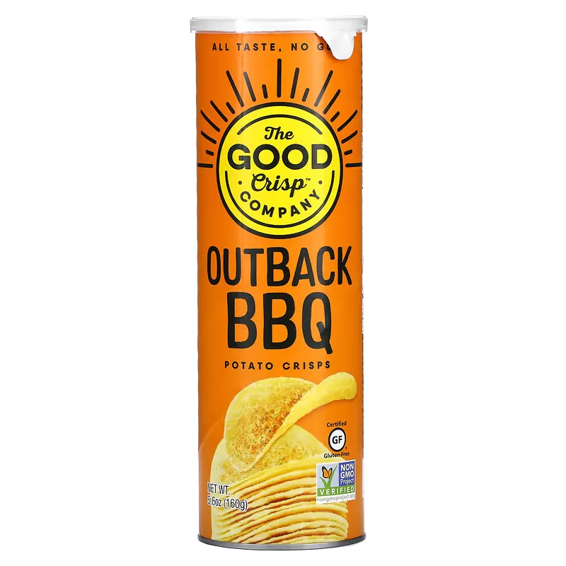 Potato Crisps, Outback BBQ, 5.6 oz (160 g)