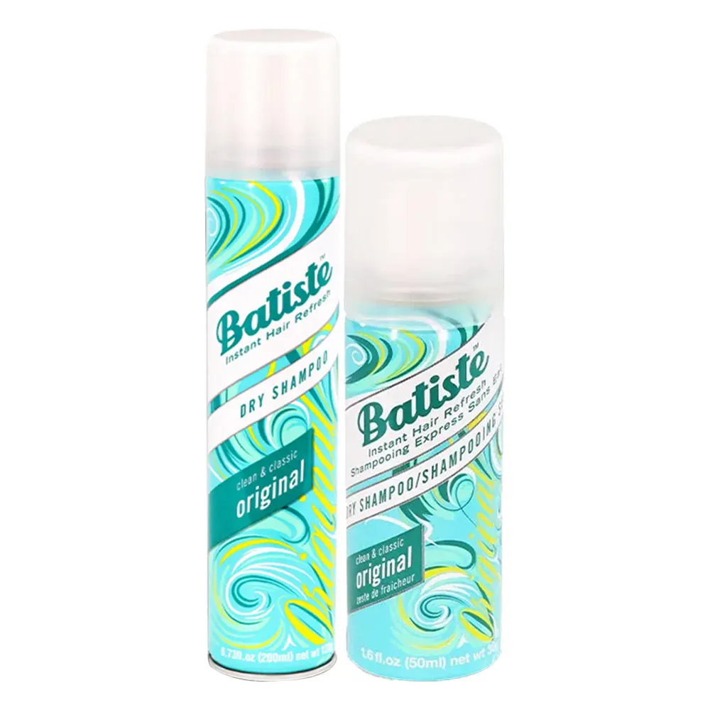 Batiste Dry Shampoo Instant Hair Refresh Clean & Classic Orginal + Mini