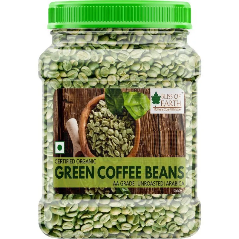 Bliss Of Earth Certified Organic Green Coffee Beans Arabica