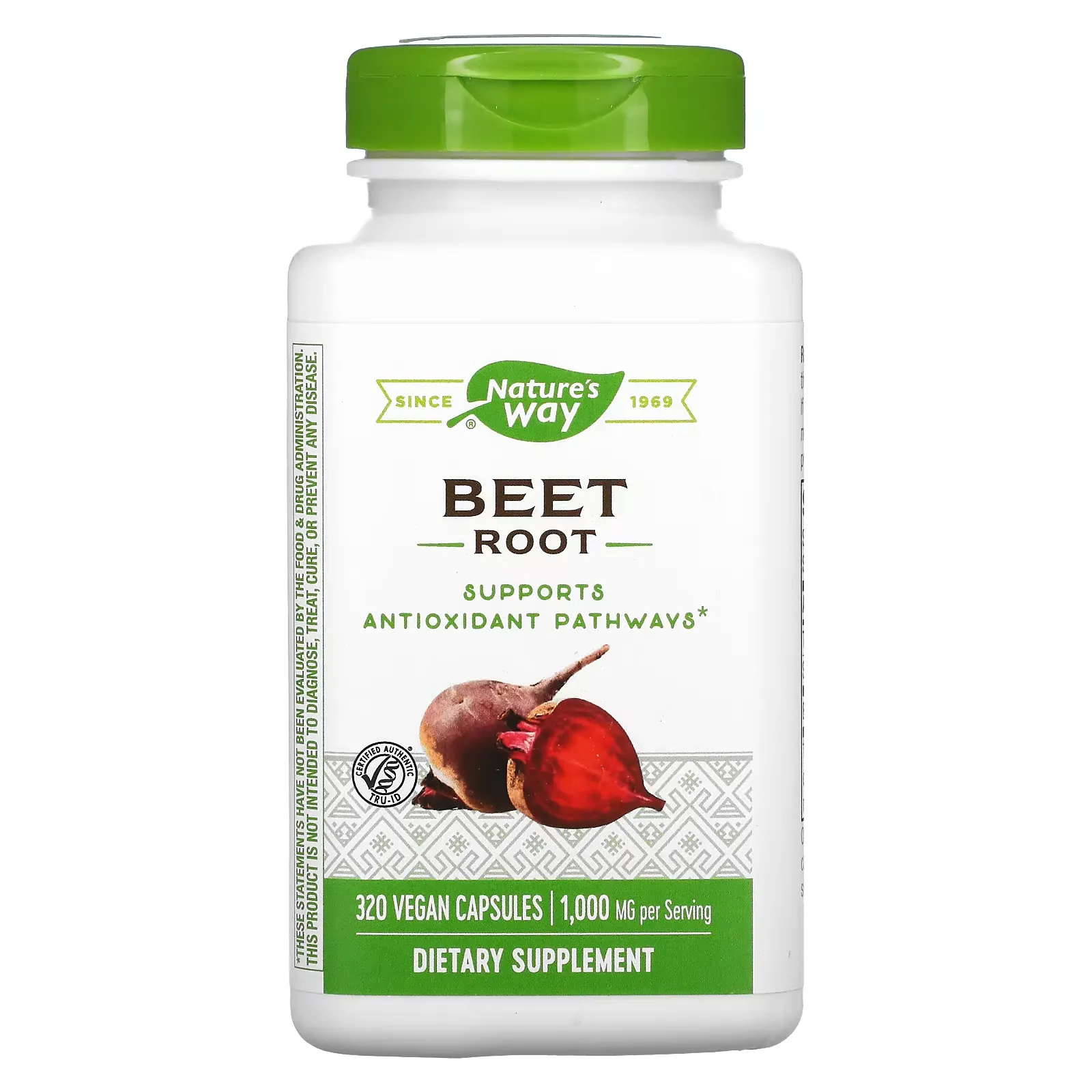 Beet Root, 500 mg, 320 Vegan Capsules