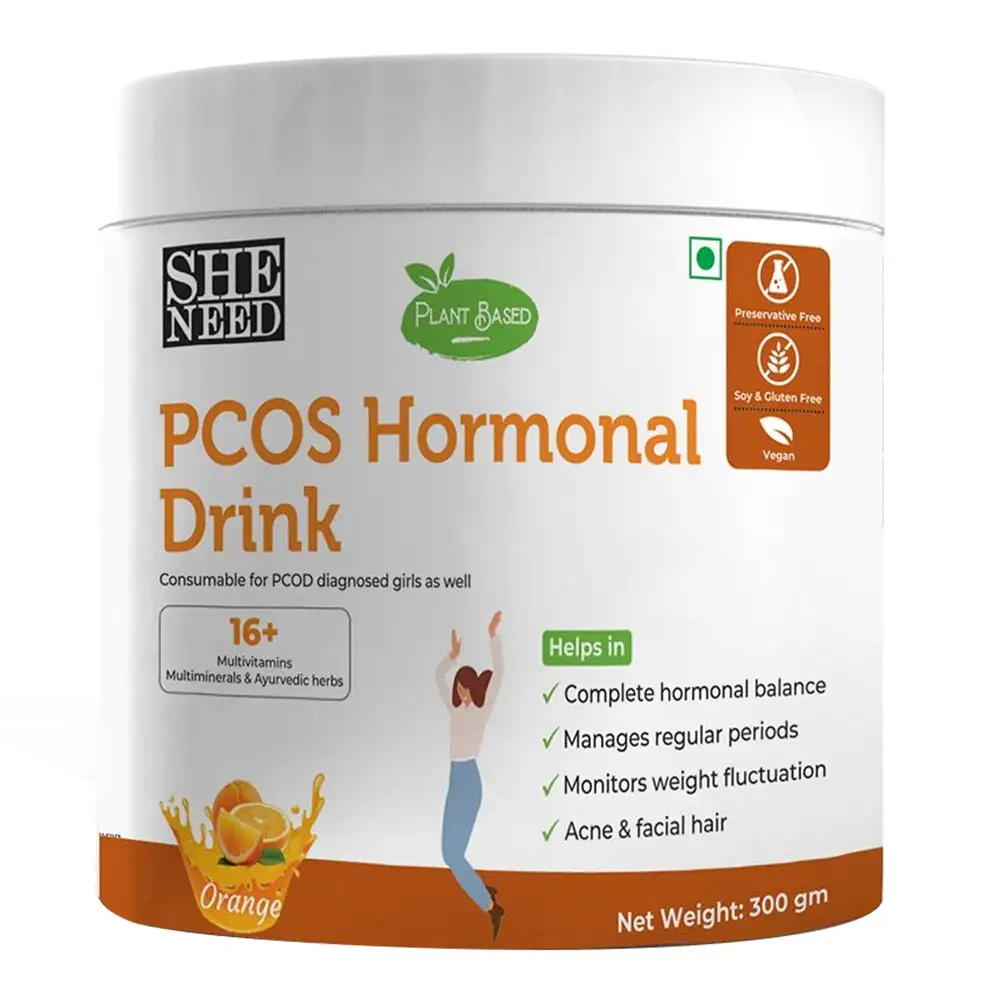 SheNeed PCOS Hormonal Drink,  300 g  Unflavoured