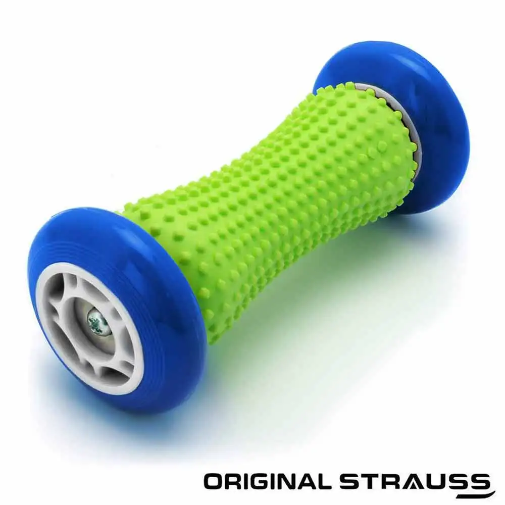 Strauss Foot and Hand Massage Roller,  Blue & Green