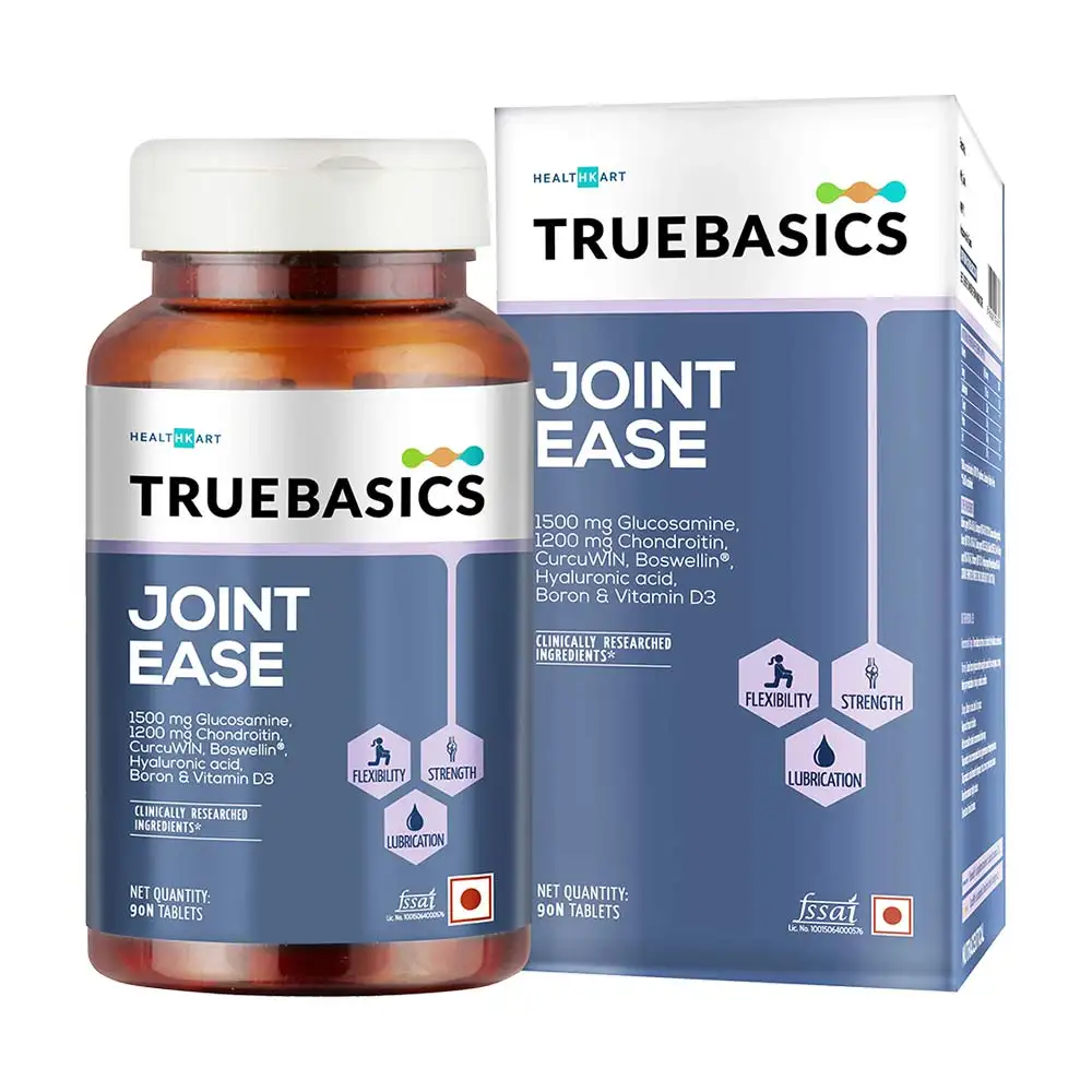 TrueBasics Joint Ease with 1500mg of Glucosamine & 1200mg of Chondroitin,  90 tablet(s)