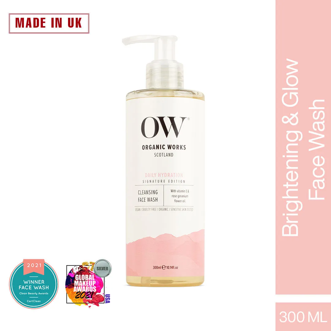 Organic Works Cleansing Face Wash