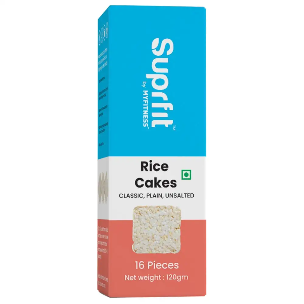 Suprfit Rice Cake,  120 g  Classic Plain Unsalted