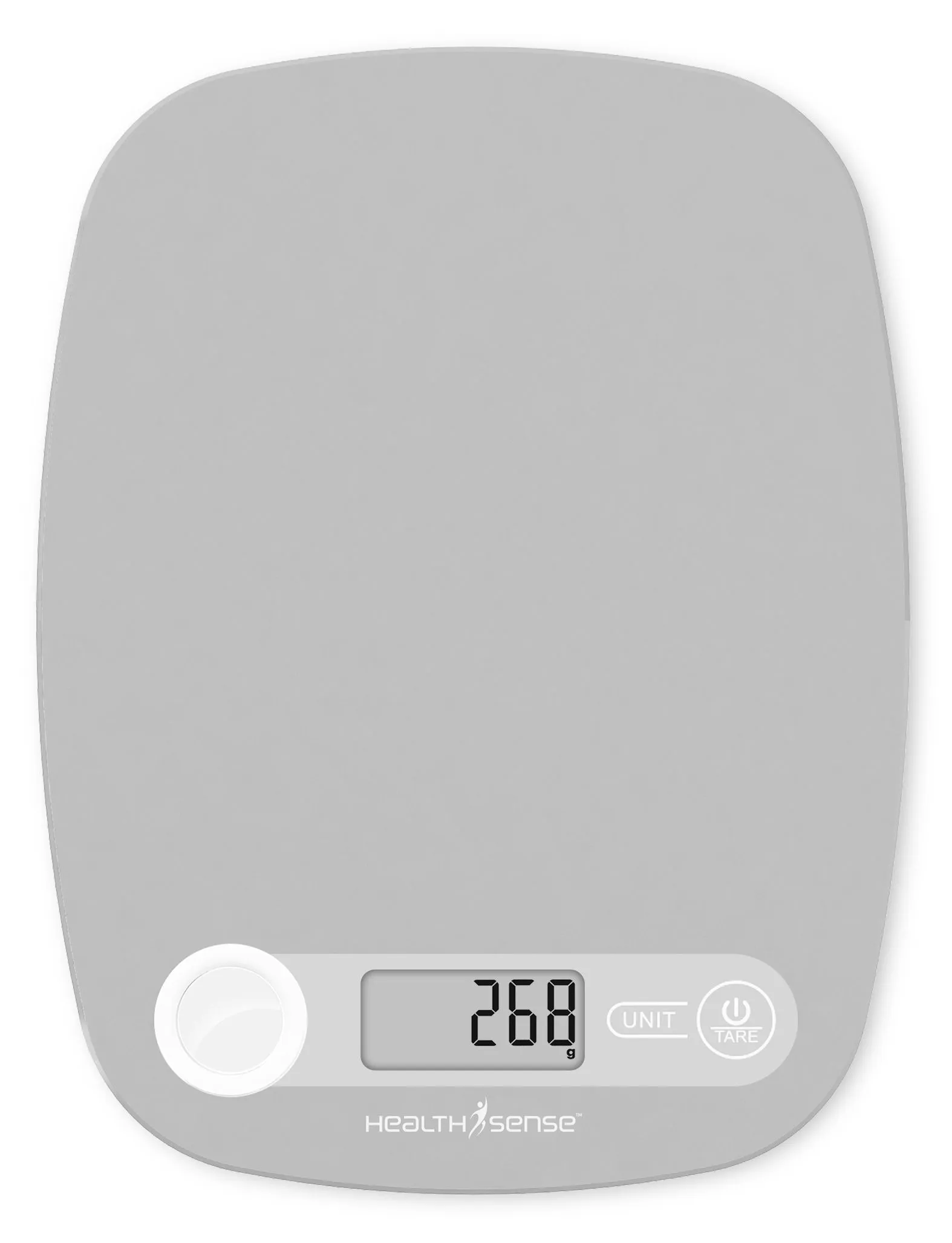 HealthSense Chef-Mate Grey Kitchen Scale (KS40)