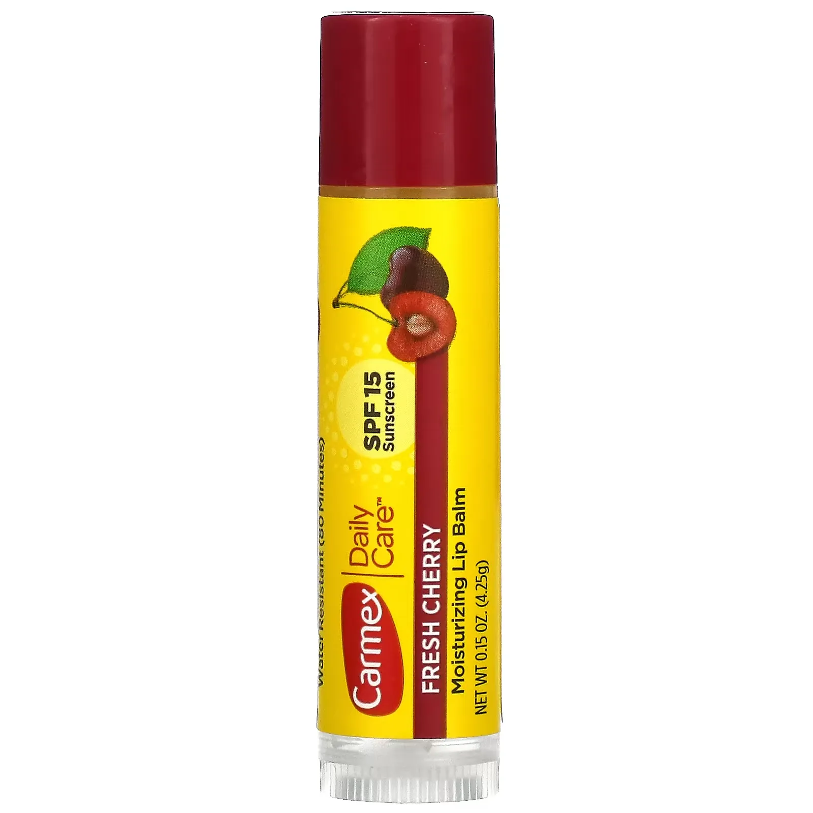 Daily Care, Moisturizing Lip Balm, Fresh Cherry, SPF 15, 0.15 oz (4.25 g)