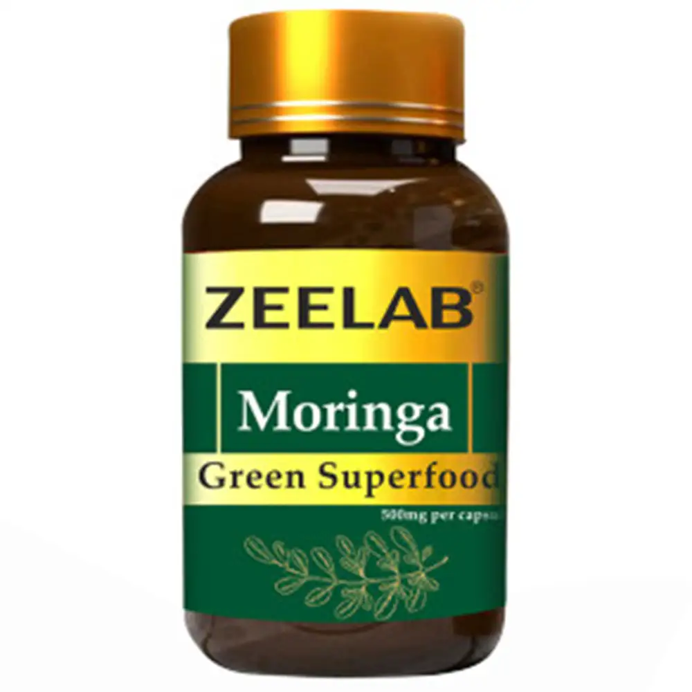 Zeelab Moringa Green Superfood,  100 capsules