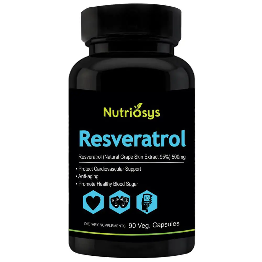 Nutriosys Resveratrol (500 mg),  90 veggie capsule(s)