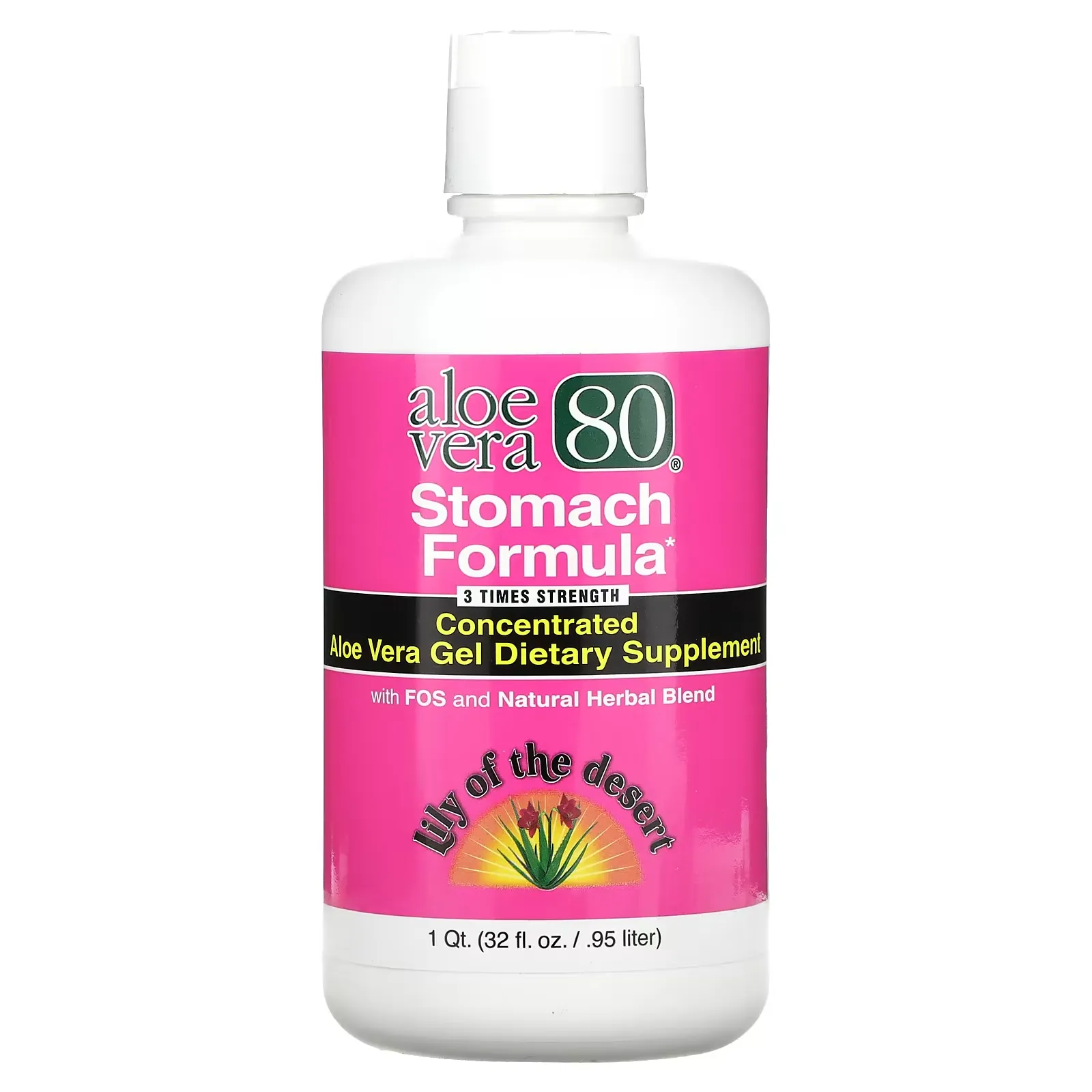 Aloe Vera 80, Stomach Formula, 32 fl oz (0.95 l)