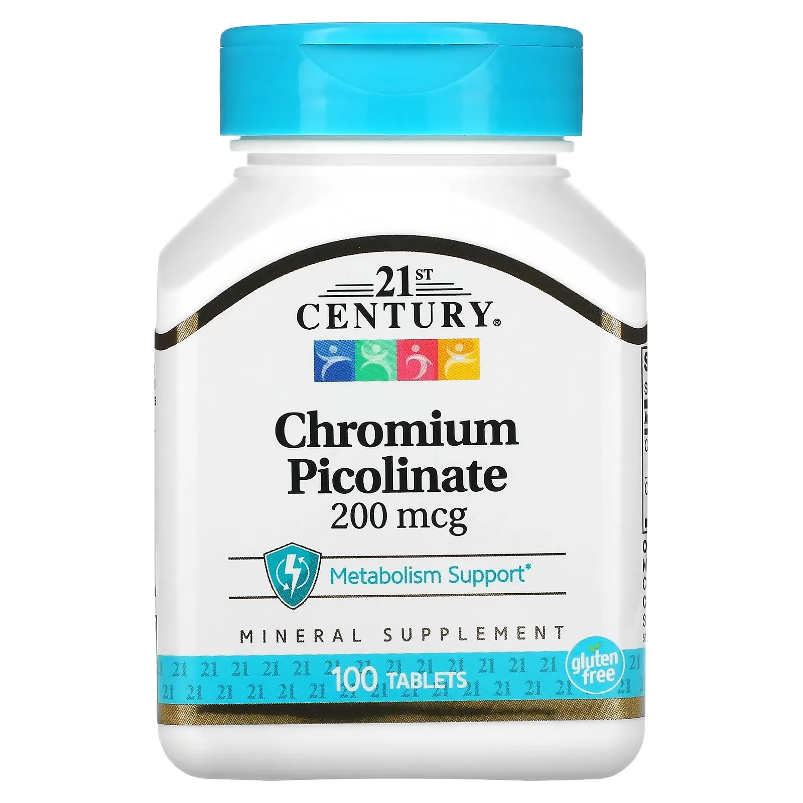 Chromium Picolinate, 200 mcg, 100 Tablets