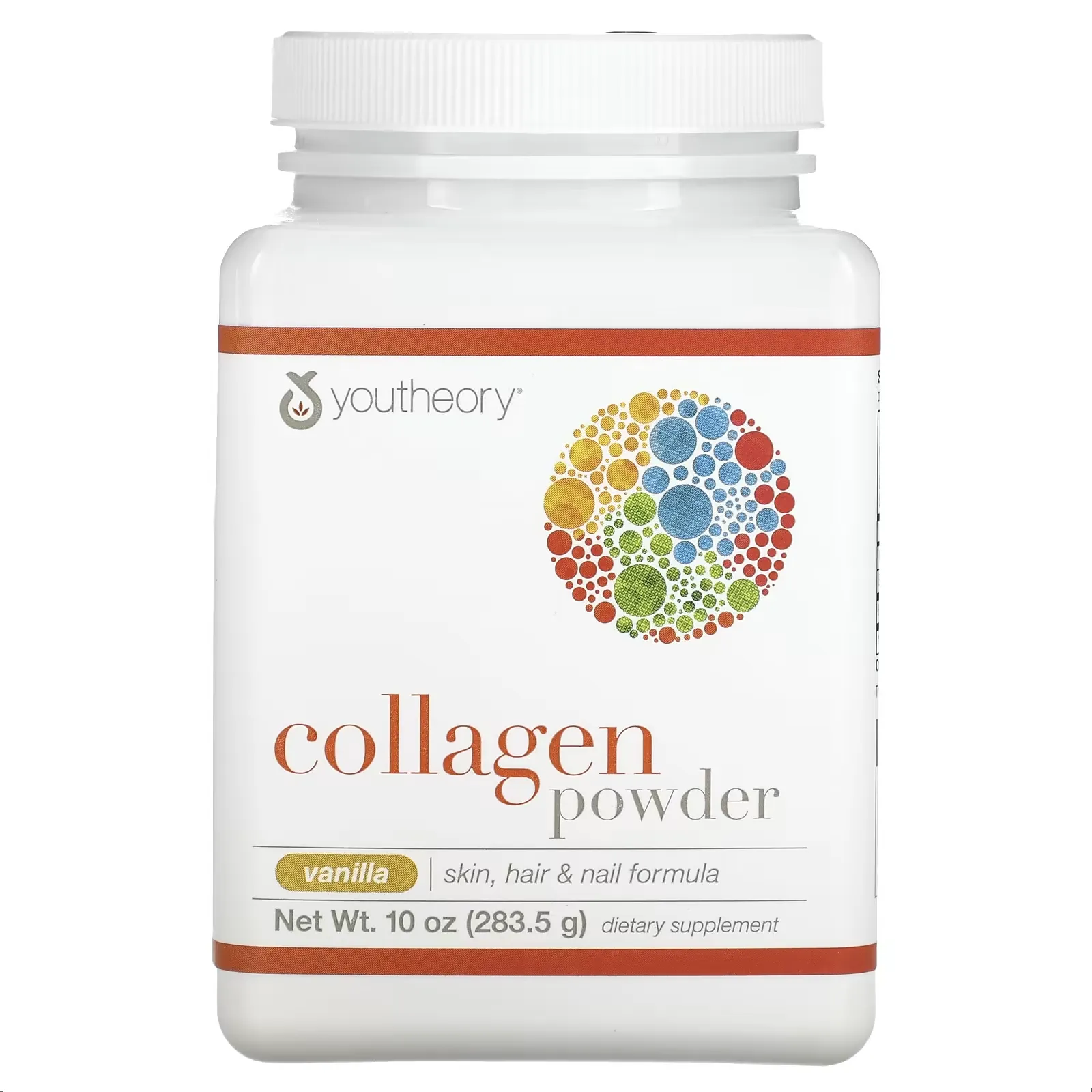 Collagen Powder, Vanilla, 10 oz (283.5 g)