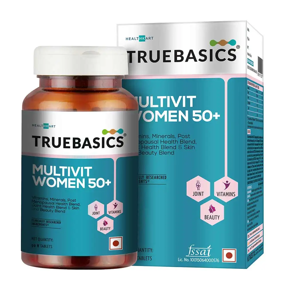 TrueBasics Multivit Women 50+,  90 tablet(s)  Unflavoured