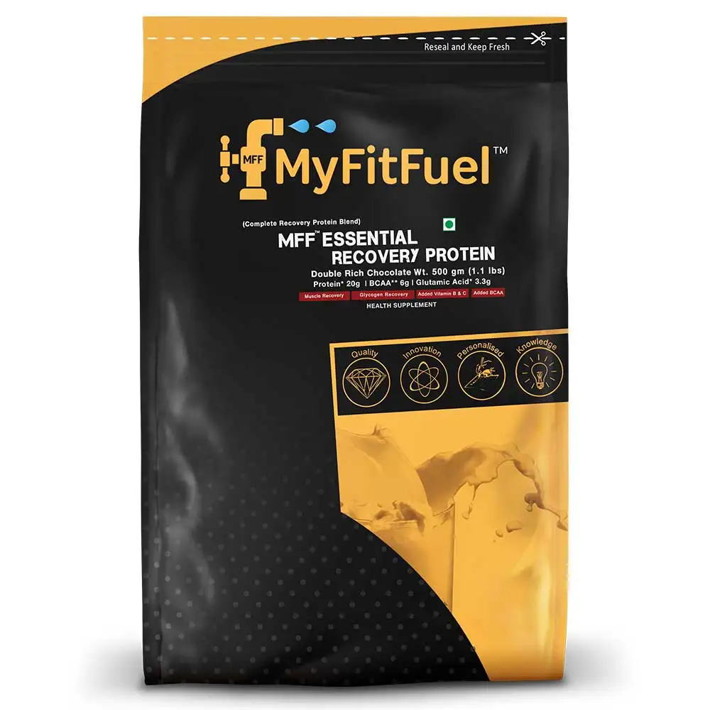 MyFitFuel MFF Essential Recovery Protein,  1.1 lb  Double Rich Chocolate