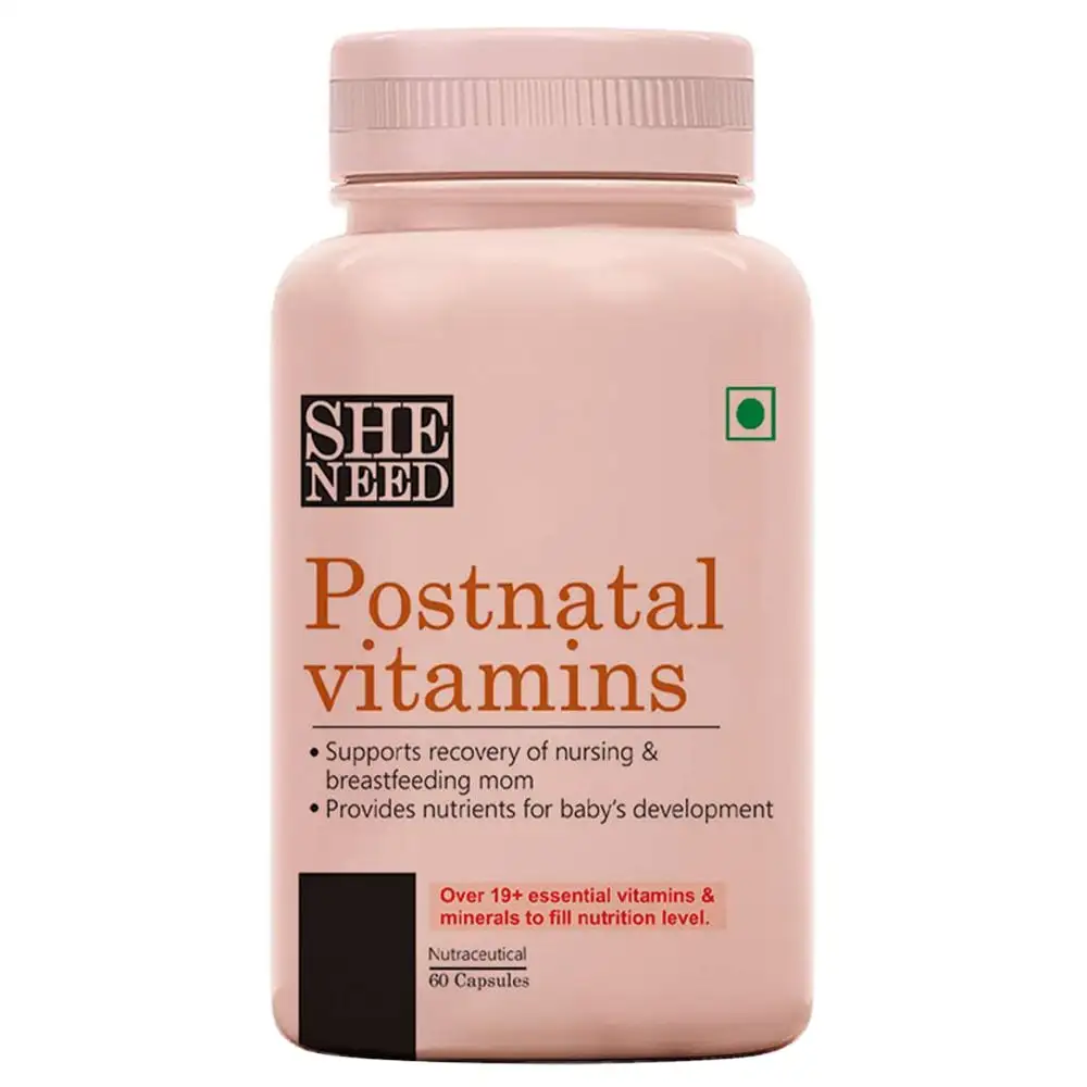 SheNeed Post Natal Vitamins,  60 capsules  Unflavoured