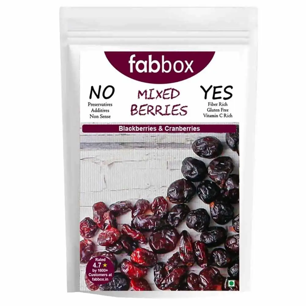 Fabbox Mixed Berries,  Blackberries & Cranberries  150 g