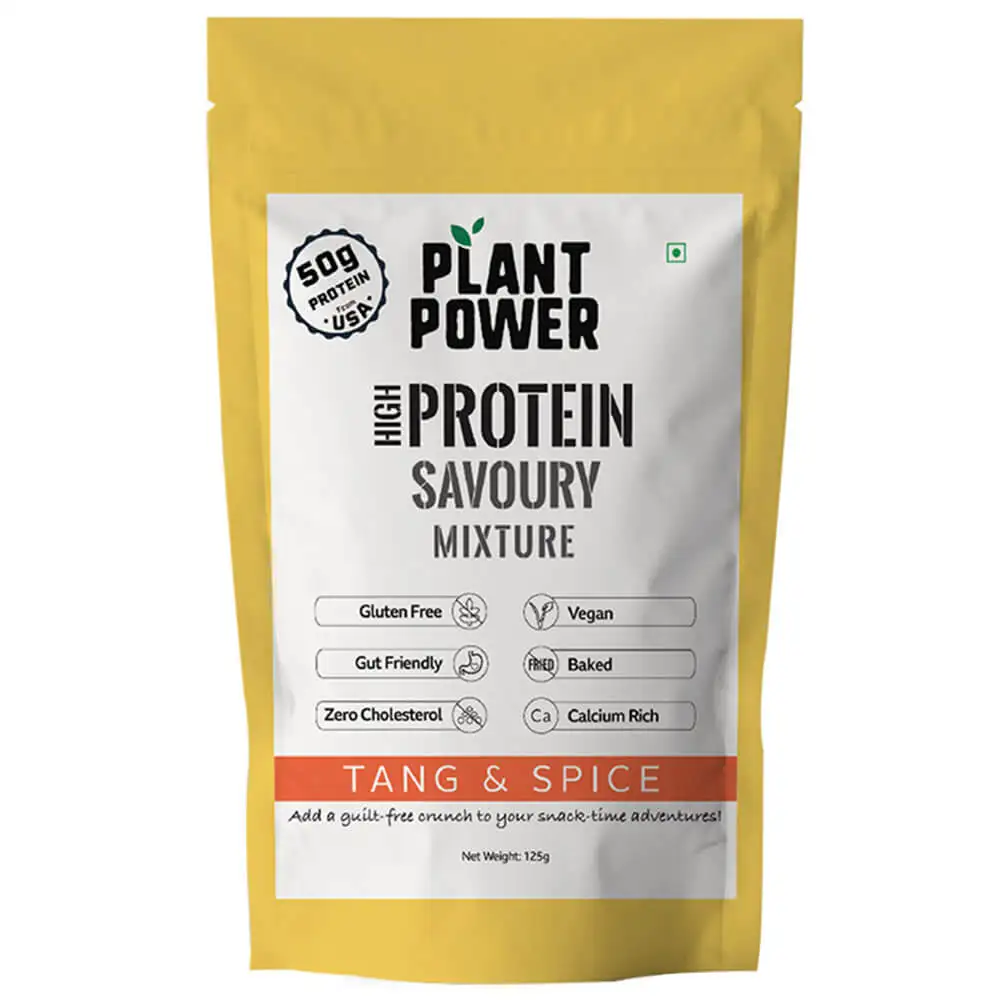 Plant Power High Protein Savoury Chivda,  Tang and spice  0.125 kg