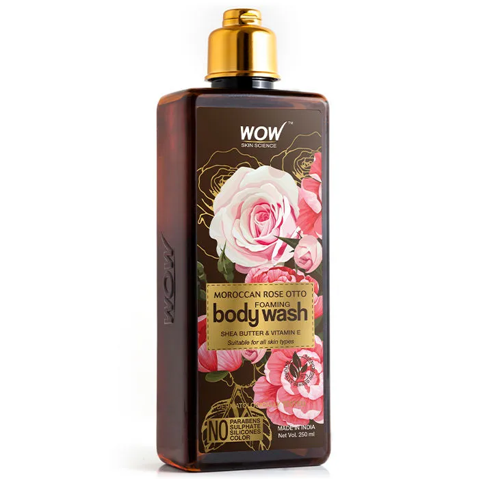 WOW Skin Science Moroccan Rose Otto Foaming Body Wash