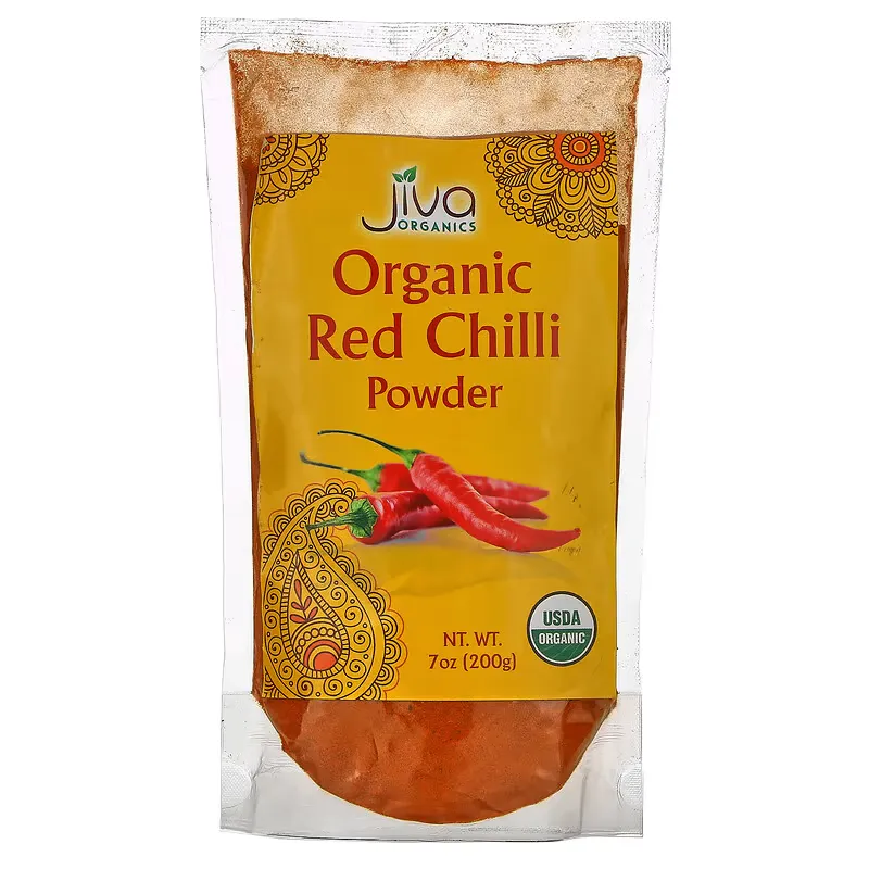 Organic Red Chilli Powder,  7 oz (200 g)