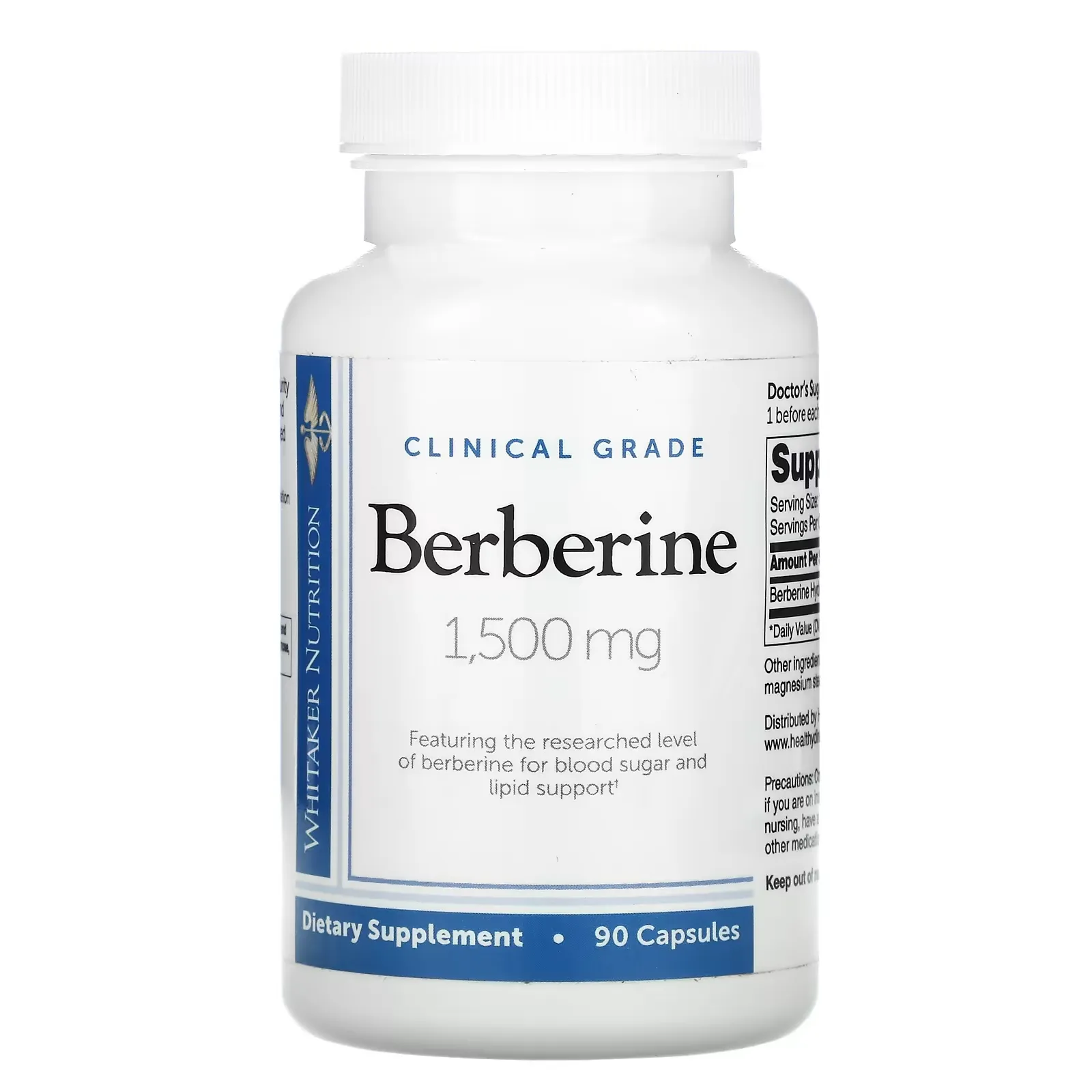 Clinical Grade, Berberine, 500 mg, 90 Capsules