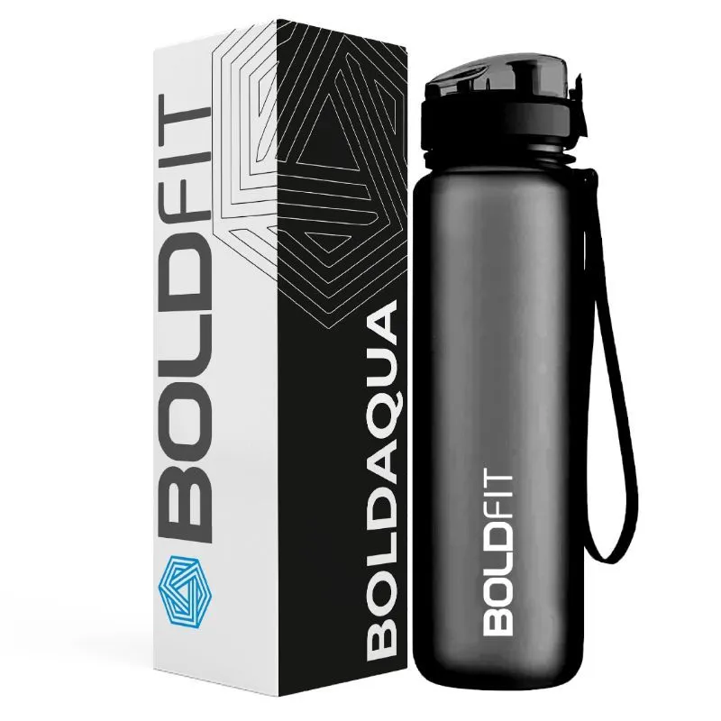 Boldfit Aqua Water Bottle - Black