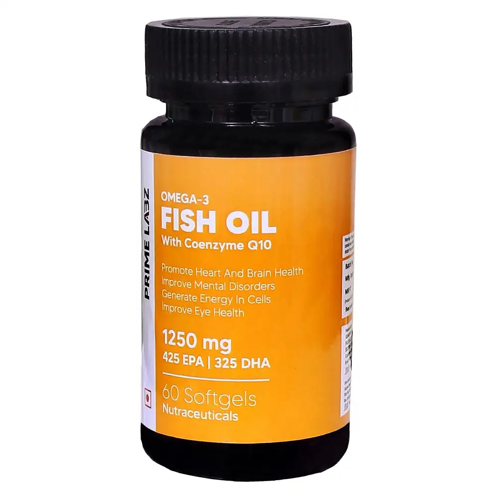 Prime Labz Omega 3 Fish Oil,  60 softgels