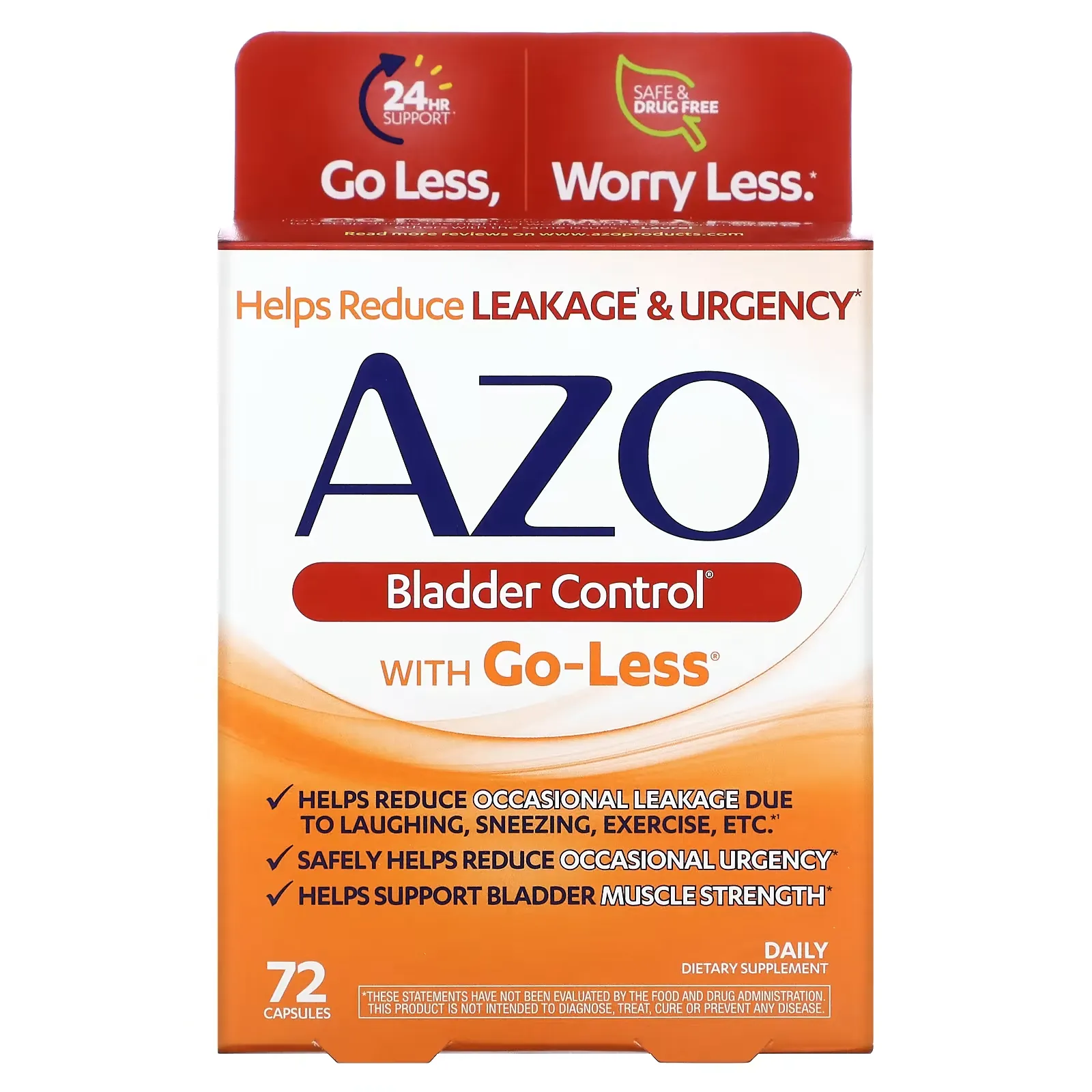 Bladder Control with Go-Less, 72 Capsules