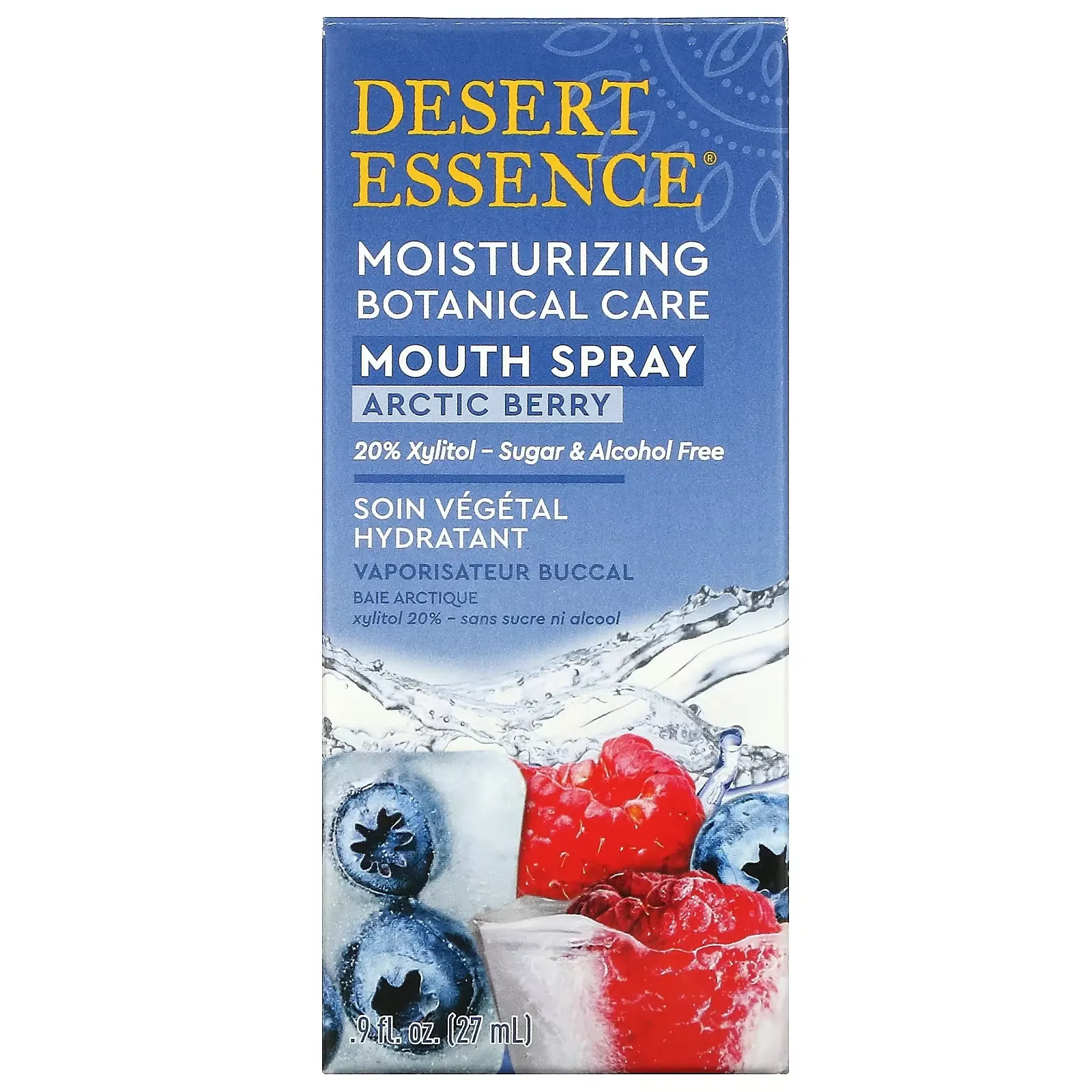 Moisturizing Botanical Care Mouth Spray, Arctic Berry, 0.9 fl oz (27 ml)