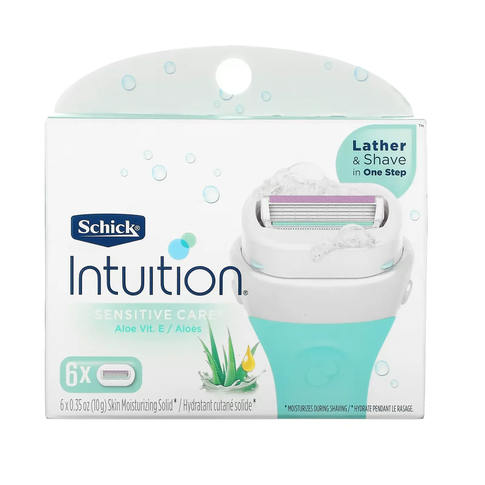 Intuition, Sensitive Care, Replacement Cartridges, 6 Cartridges