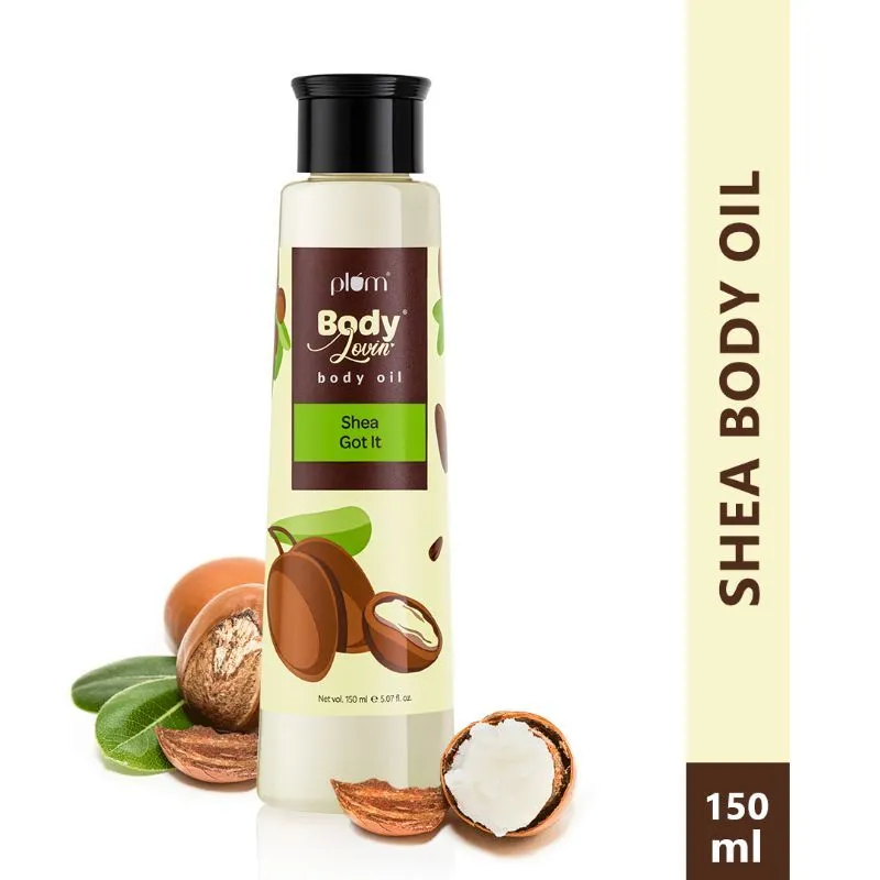 Plum Bodylovin' Shea's Got It Body Oil, Intense Moisture + Instant Glow, Normal to Dry Skin