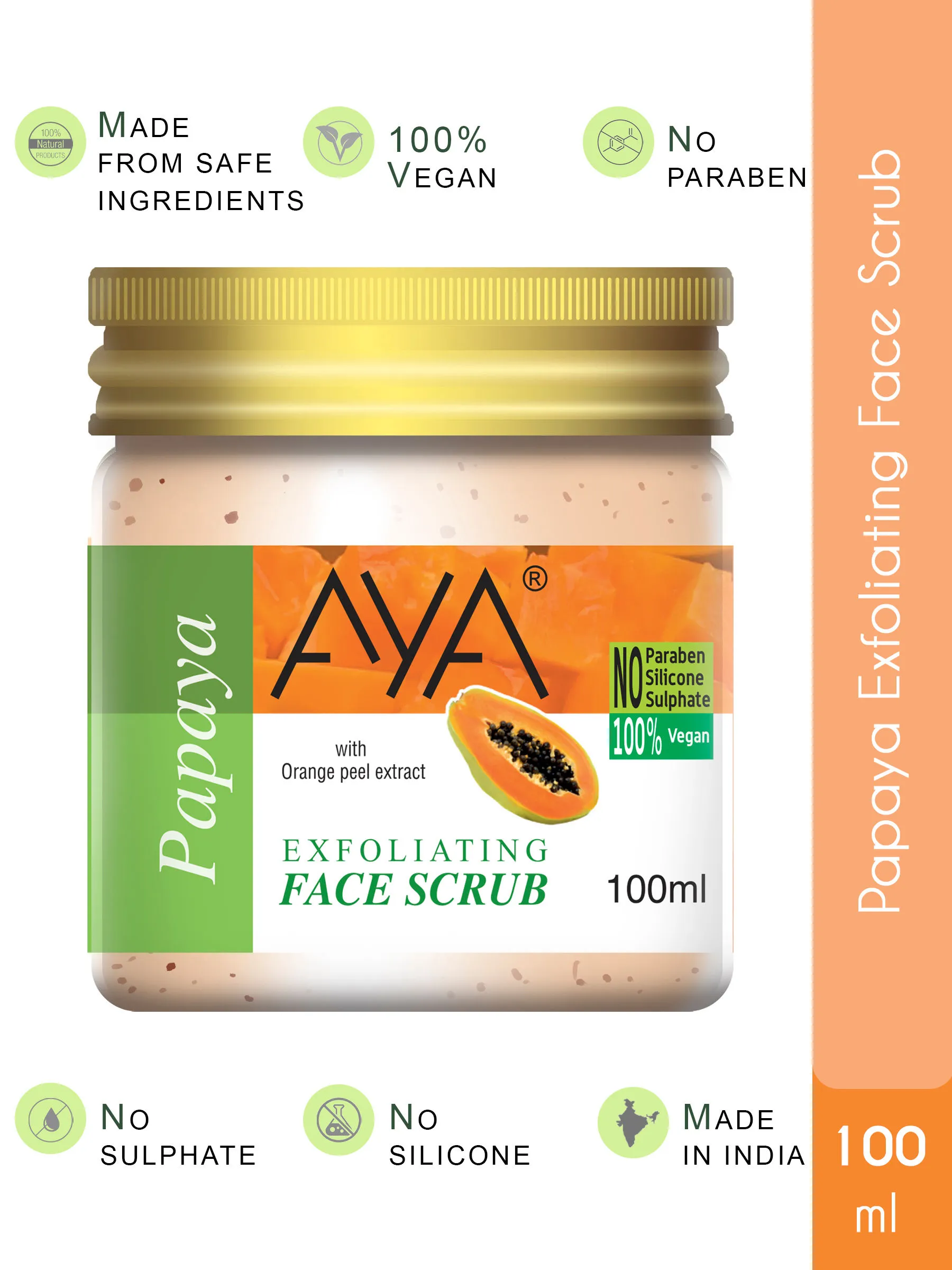 AYA Papaya Exfoliating Face Scrub