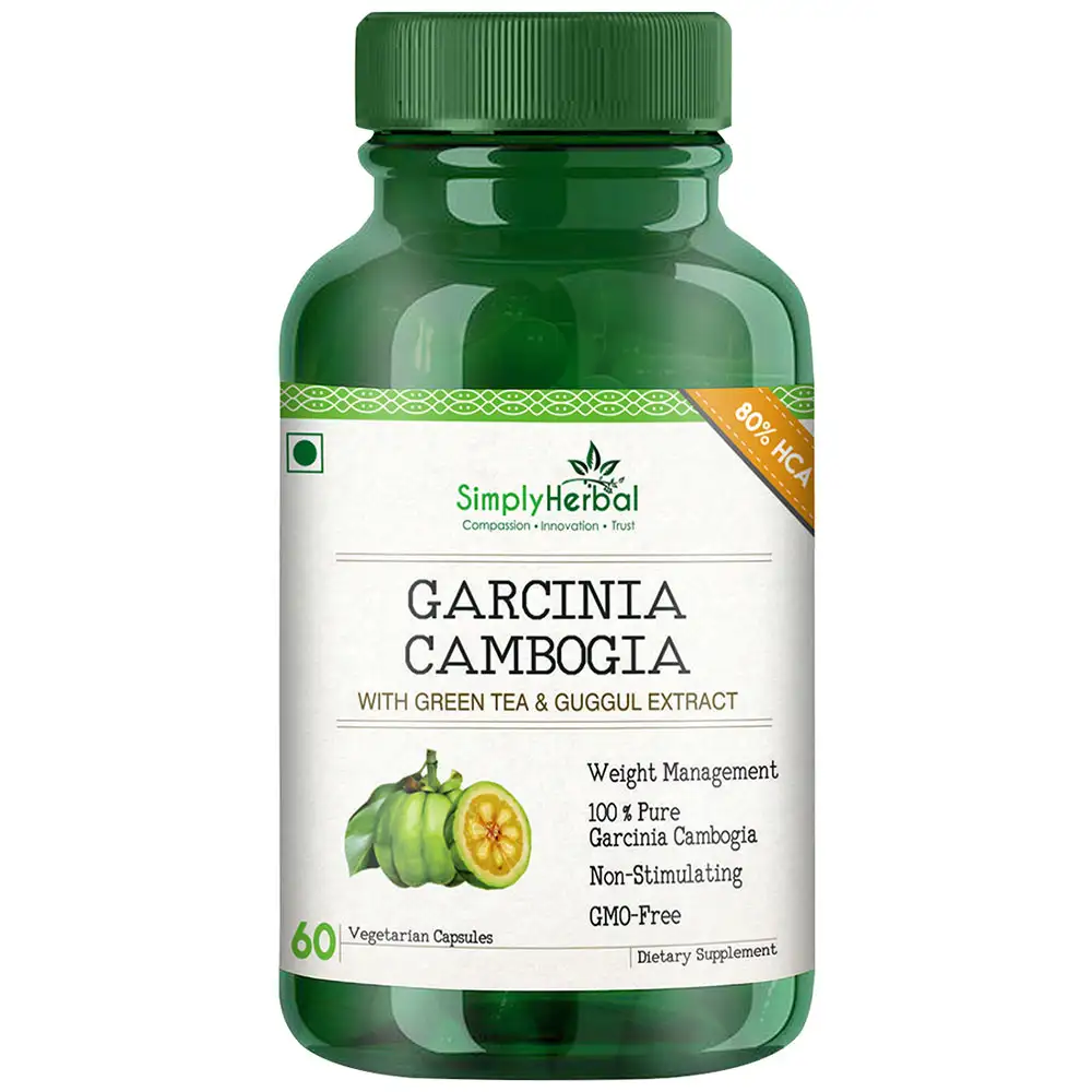 Simply Herbal Garcinia Cambogia Extract,  60 capsules