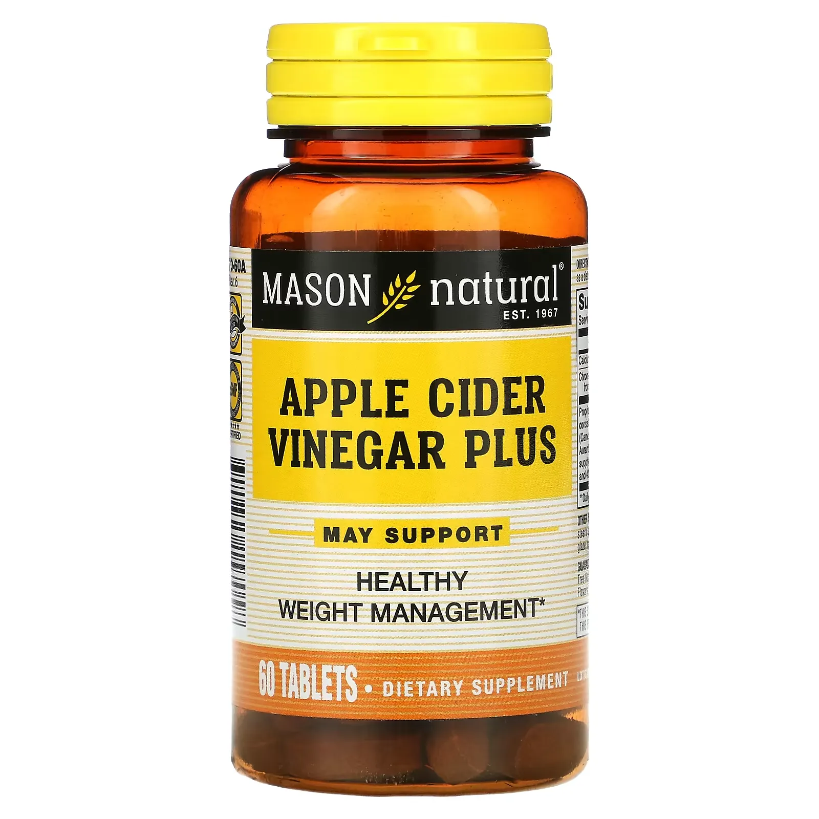 Apple Cider Vinegar Plus, 60 Tablets