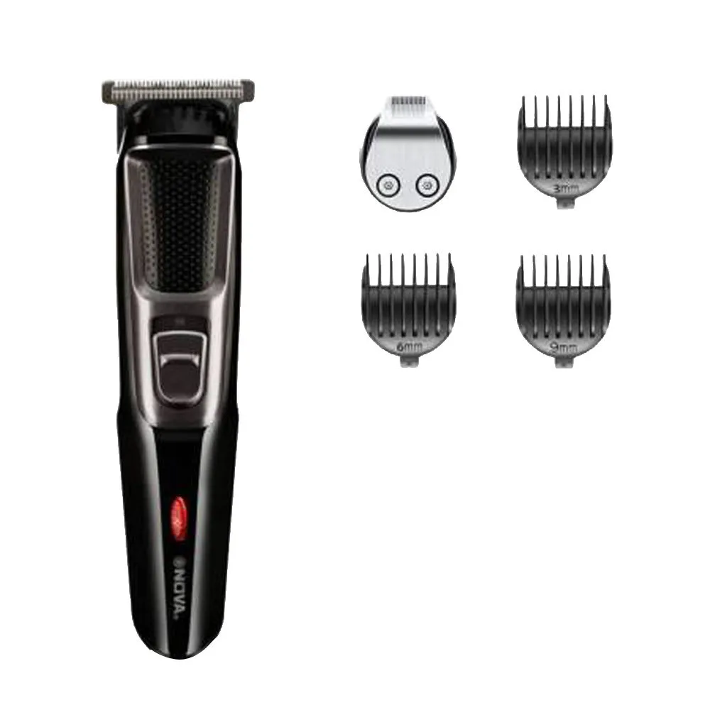 Nova NHT 1077 Trimmer for Men - Black