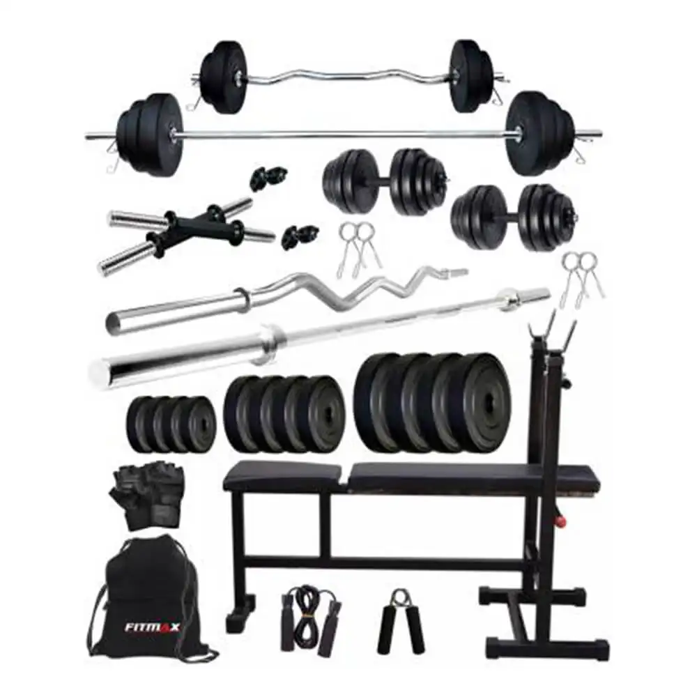 Fitmax PVC 52KG COMBO 5 SL Home Gym Kit