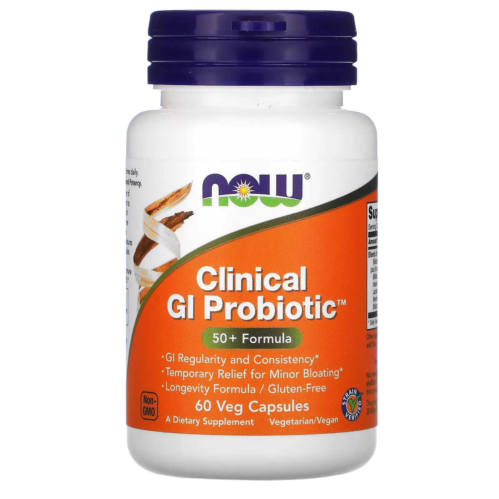 Clinical GI Probiotic, 50+ Formula, 60 Veg Capsules