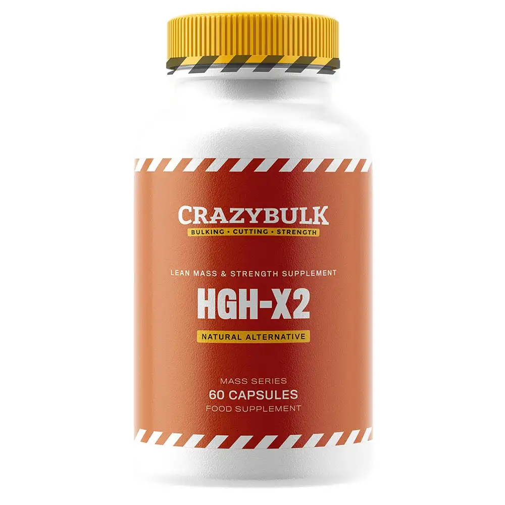 Crazybulk HGH-X2 Natural Alternative,  60 capsules  Unflavoured