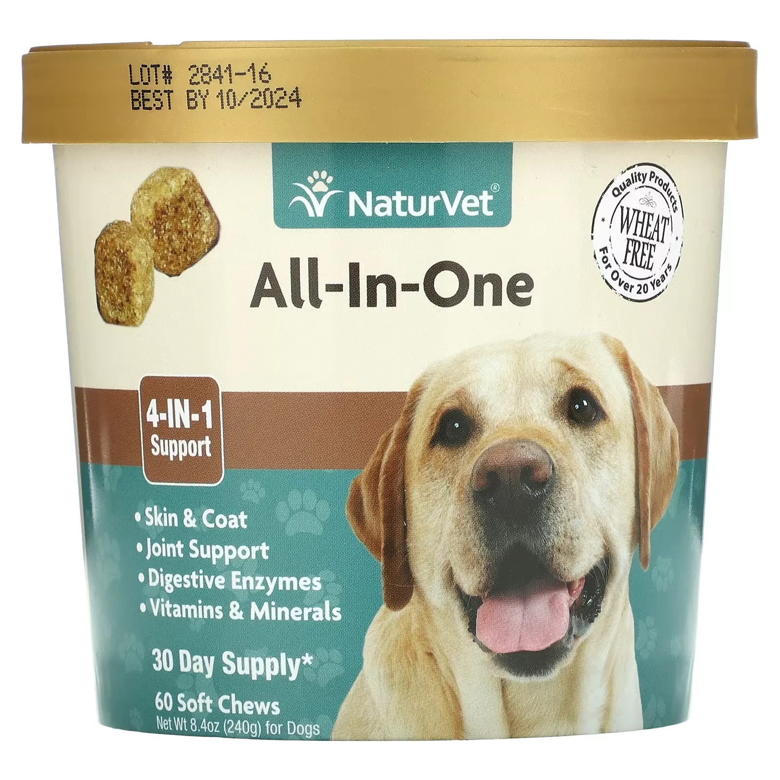 All-In-One, For Dogs, 60 Soft Chews, 8.4 oz (240 g)