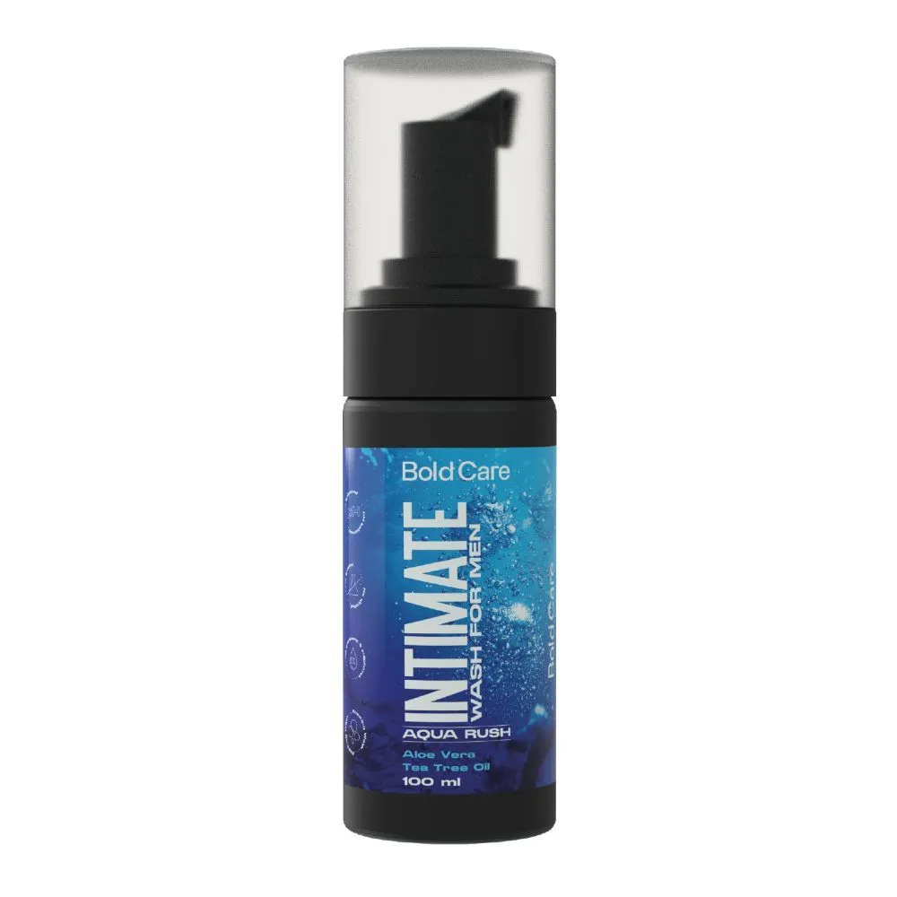 Bold Care Aqua Rush Intimate Wash for Men with Tea Tree Oil and Aloe Vera extract