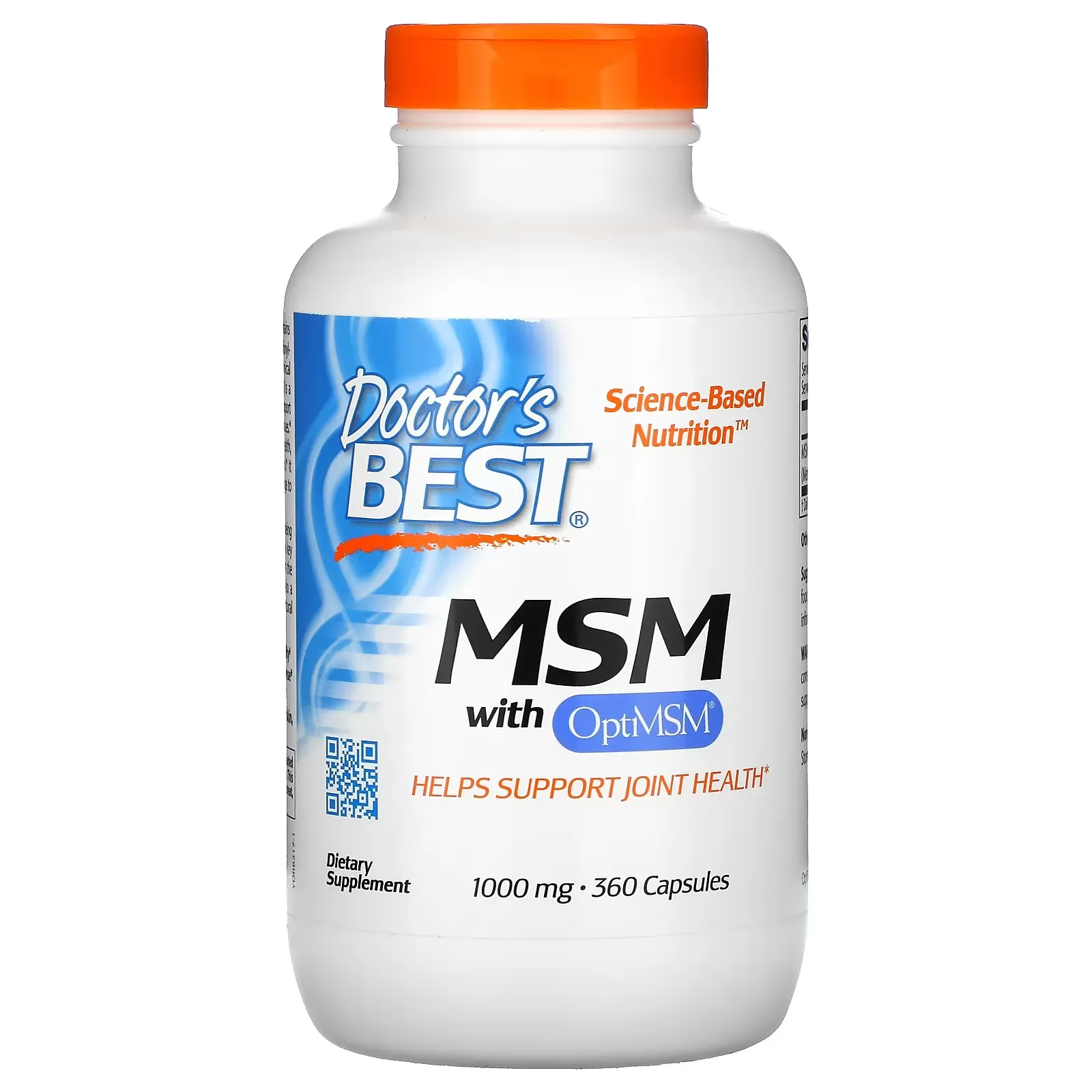 MSM with OptiMSM, 1,000 mg, 360 Capsules