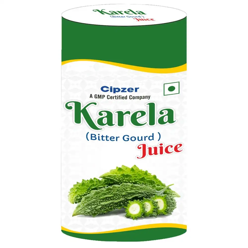 Cipzer Karela Juice,  Unflavoured  500 ml